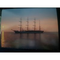 Рижское взморье. Пароход бригантина  /с