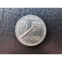 Фиджи.10 пенсов.1990. С 20 копеек. Распродажа коллекции. Смотрите другие лоты.