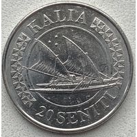 Тонга 20 сенити 2015 г.