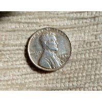 Werty71 США 1 цент 1940 пшеничный