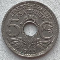 Франция 5 сантимов 1925 г.
