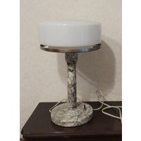 Лампа настольная, кабинетная, мрамор. Сталинский ампир. 50-е годы СССР