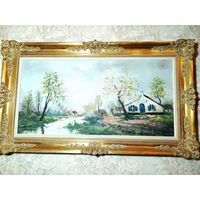 Картина в богатой раме.