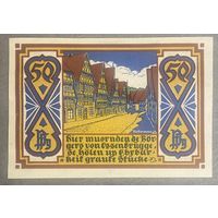 Нотгельд 50 пфеннигов 1922 год. Оснабрюк. Веймарская республика.
