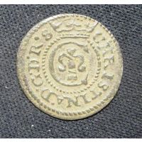 Солид Кристины Августа 1644 г. Рига в сохране