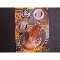 Серый гусь (птица года-2009, 1 рубль)