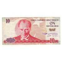 Турция. 10 лир 2005 года
