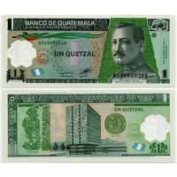Гватемала. 1 кетцаль (образца 2012 года, P115c, UNC)