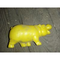 Игрушка бегемот СССР пластик