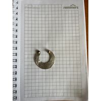 Серьга казачка (луница), старинная сергебро 84 проба.