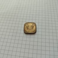 5 центов Суринама 1972 года.