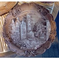 Сувенирная тарелочка ''Brugge'' из Бельгии