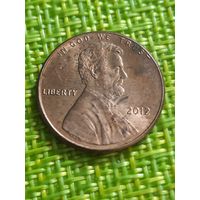 Сша 1 цент 2012 г щит Линкольн