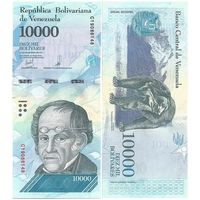 Венесуэла 10000 боливаров образца 2017 года UNC p98b