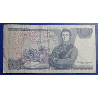Великобритания Англия 5 фунтов 1988 год Веллингтон королева Елизавета