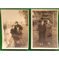 Два фото. Минск. Парк им. Горького. 1950-е. 9х13.5. Цена за оба.