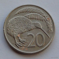 Новая Зеландия 20 центов, 1982