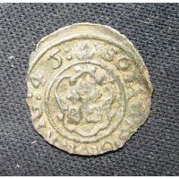 Солид Кристины Августа 1645 г. Рига Вариант с двоеточиями