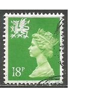 Британия(Уэльс). Королева Елизавета II. 1989г. Mi#51.