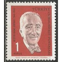 Турция. Хусейн Р.Курпинар. Писатель. 1964г. Mi#1903.
