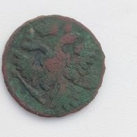 Монета медная, Денга РИ 1738г.в патине сохран, нечастая, на чистку с 3,55byn