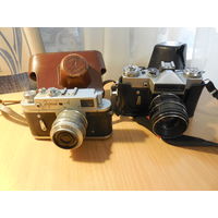 Фотоаппарат "Зоркий - 4" + Зенит Е