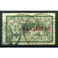 Французские колонии - Алжир - 1924/25г. - аллегория, 45 c - 1 марка - гашёная [Mi 14]. #4-W1-115-A-1