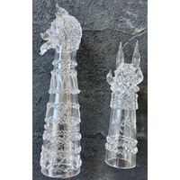 Пара Чертей из стекла Борисовский з-д им Дзержинского 79г