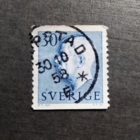 Марка Швеция 1961 год Король
