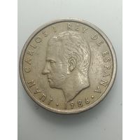 Испания 100 песет 1986 года .