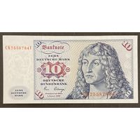 Банкнота 10 марок 1980 год. ФРГ. Альбрехт Дюрер. НЕ БЫЛА В ОБОРОТЕ.