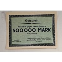 1923 год Германия 500 000 марок