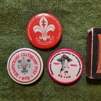 Значыкі Аб'яднаньня Беларускіх Скаўтаў 2000, 2001, 2002 гг. (рэдкасць)