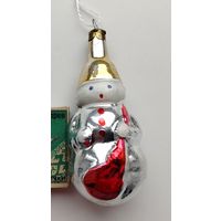 Ёлочная игрушка. Снеговик. Х-28.