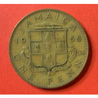 Ямайка 1 пенни 1959г.
