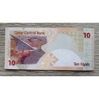 Werty71 Катар 10 риалов 2008 банкнота