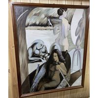 Картина маслом минского художника (1989 г.)