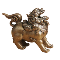 Статуэтка миниатюра Шкатулочка Лев Будды Бронза