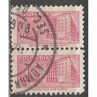 Колумбия. Марки двойного назначения. Новый почтамт. 1940г. Mi#10. Пара.