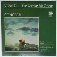 LP Neues Bachisches Collegium Musicum Leipzig, Orchestra, Max Pommer, Conductor, Burkhard Glaetzner, Oboe, Christine Schornsheim, Continuo-Orgel / Continuo-Cembalo – Vivaldi Die Werke Fur Oboe Con