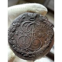 5 копеек 1781 ЕМ без МЦ.Кладовая.Тяжеловес.Состояние!
