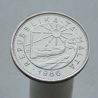 Мальта 25 центов 1986