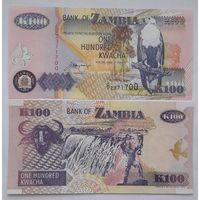 Замбия 1000 квача 1992 года UNC