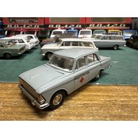 Москвич 412 Медпомощь в редком темно-сером цвете. Не заводская тамповка, а сухая декаль. Пятничный вечер в синих, голубых и серых тонах.