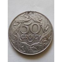 Генерал-губернаторство 50 грош 1938 г.(железо)хорошая.