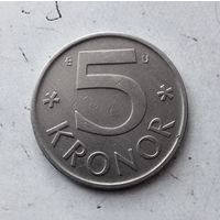5 крон 1978 года Швеция. Король Карл 16 Густав. Единственная на аукционе!