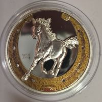 1 доллар 2014 Ниуэ серебро 28,28г 925 пр.