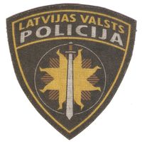 Нарукавный знак Государственной полиции Латвии