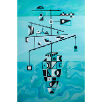 Картина маслом "Равновесие" эксклюзив