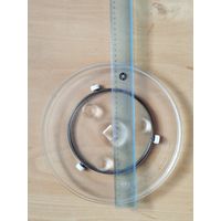 Тарелка (блюдо) для микроволновой печи (СВЧ) с пластиковым кольцом для вращения(По почте не высылаю !!!)